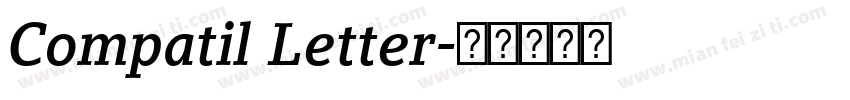 Compatil Letter字体转换